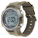 Fastrack Digital Dial Green Silicone Strap Watch For Guys 38068PP04 - KRISHNA WATCH COMPANY