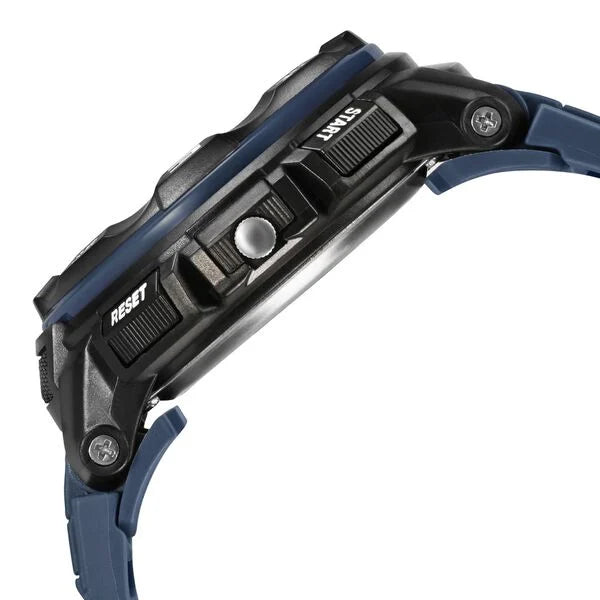 Fastrack AnaDigi Black Dial Plastic Strap Unisex Watch 38076pp05w - KRISHNA WATCH COMPANY