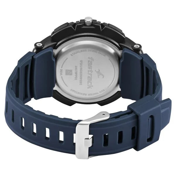 Fastrack AnaDigi Black Dial Plastic Strap Unisex Watch 38076pp05w - KRISHNA WATCH COMPANY