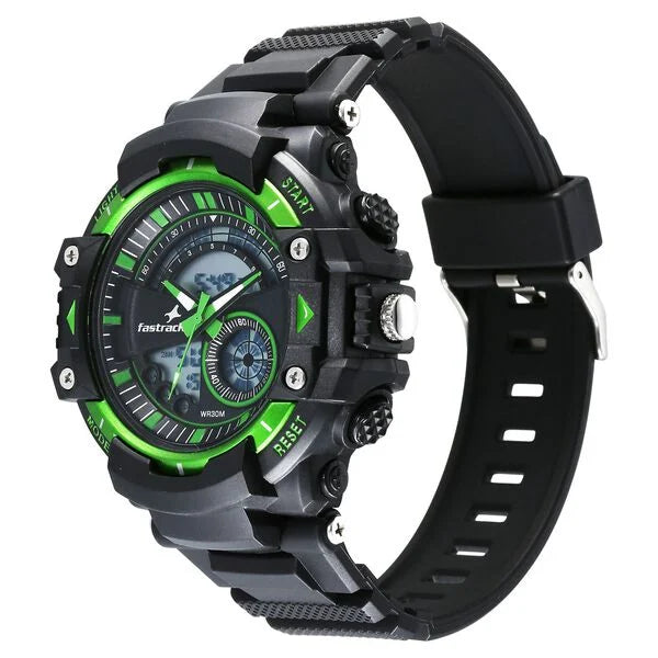 Fastrack StreetStyle Quartz Unisex Watch 38097pp03w - KRISHNA WATCH COMPANY