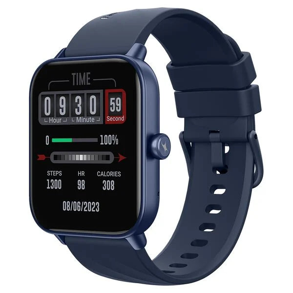 Fastrack Rider with 4.64 cm TFT LCD Display, SingleSync BT Calling Unisex Smart Watch with Blue Strap 38100pp05k - KRISHNA WATCH COMPANY