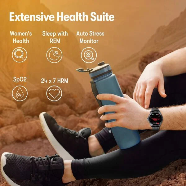 Fastrack Rogue with 3.5 CM UltraVU HD Display Sporty Smartwatch Functional Crown with AI Coach and Auto Multisport Recognition 38102pp03 - KRISHNA WATCH COMPANY
