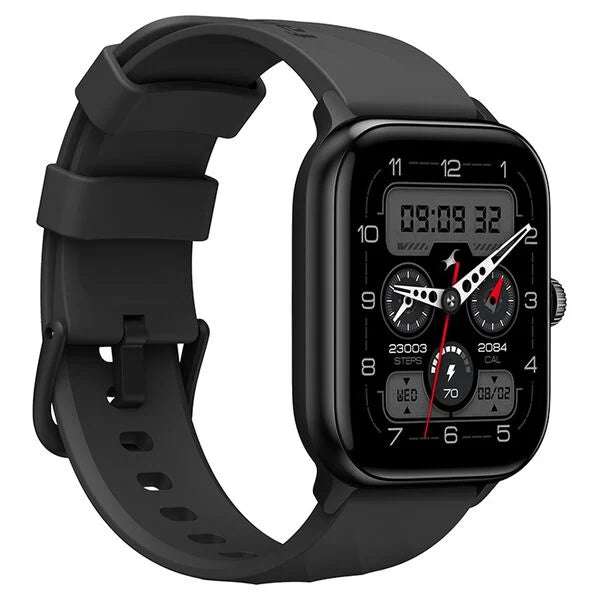 Fastrack Nitro Pro with 4.69 cm AMOLED Display and AOD, Functional Crown, BT Calling Smartwatch with Black Strap 38105pp03 - KRISHNA WATCH COMPANY
