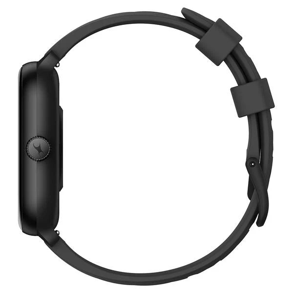 Fastrack Nitro Pro with 4.69 cm AMOLED Display and AOD, Functional Crown, BT Calling Smartwatch with Black Strap 38105pp03 - KRISHNA WATCH COMPANY