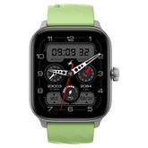 Fastrack Nitro Pro with 4.69cm AMOLED Display, AOD, Functional Crown, BT Calling Smartwatch with Fluoroscent Green Strap 38105PP05
