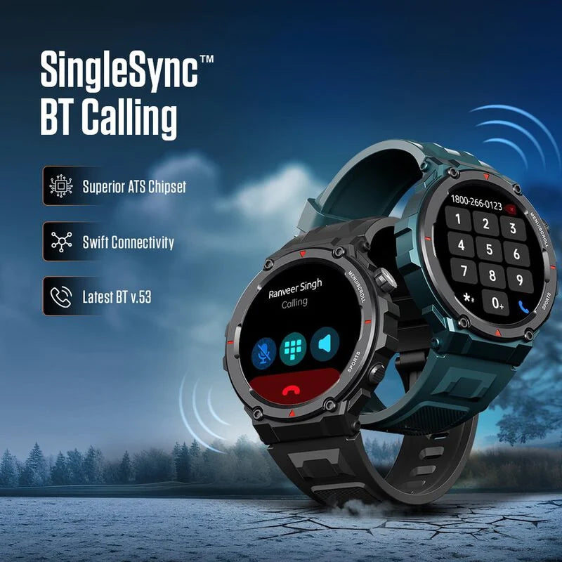 Fastrack Xtreme Pro with 3.6 cm AMOLED Display-38111PP01 - KRISHNA WATCH COMPANY