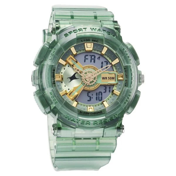 Fastrack Street Style Ana Digi Analog Digital Dial Watch For Guys - 38116PP01 - KRISHNA WATCH COMPANY