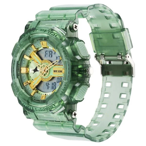Fastrack Street Style Ana Digi Analog Digital Dial Watch For Guys - 38116PP01 - KRISHNA WATCH COMPANY
