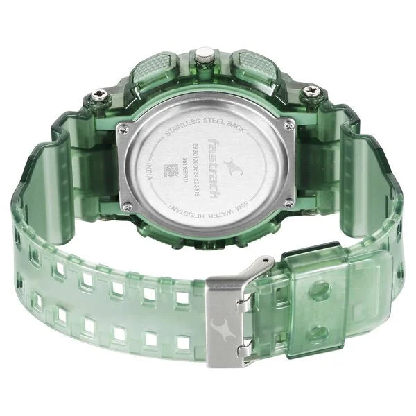 Fastrack Street Style Ana Digi Analog Digital Dial Watch For Guys - 38116PP01 - KRISHNA WATCH COMPANY