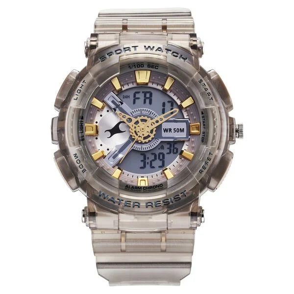 Fastrack Street Style Ana Digi Analog Digital Digital Dial Watch For Guys - 38116PP02 - KRISHNA WATCH COMPANY