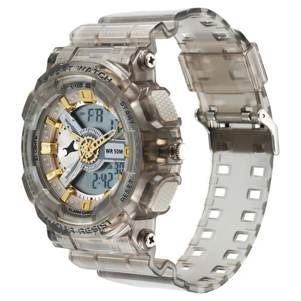 Fastrack Street Style Ana Digi Analog Digital Digital Dial Watch For Guys - 38116PP02 - KRISHNA WATCH COMPANY