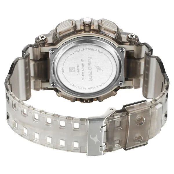 Fastrack Street Style Ana Digi Analog Digital Digital Dial Watch For Guys - 38116PP02 - KRISHNA WATCH COMPANY