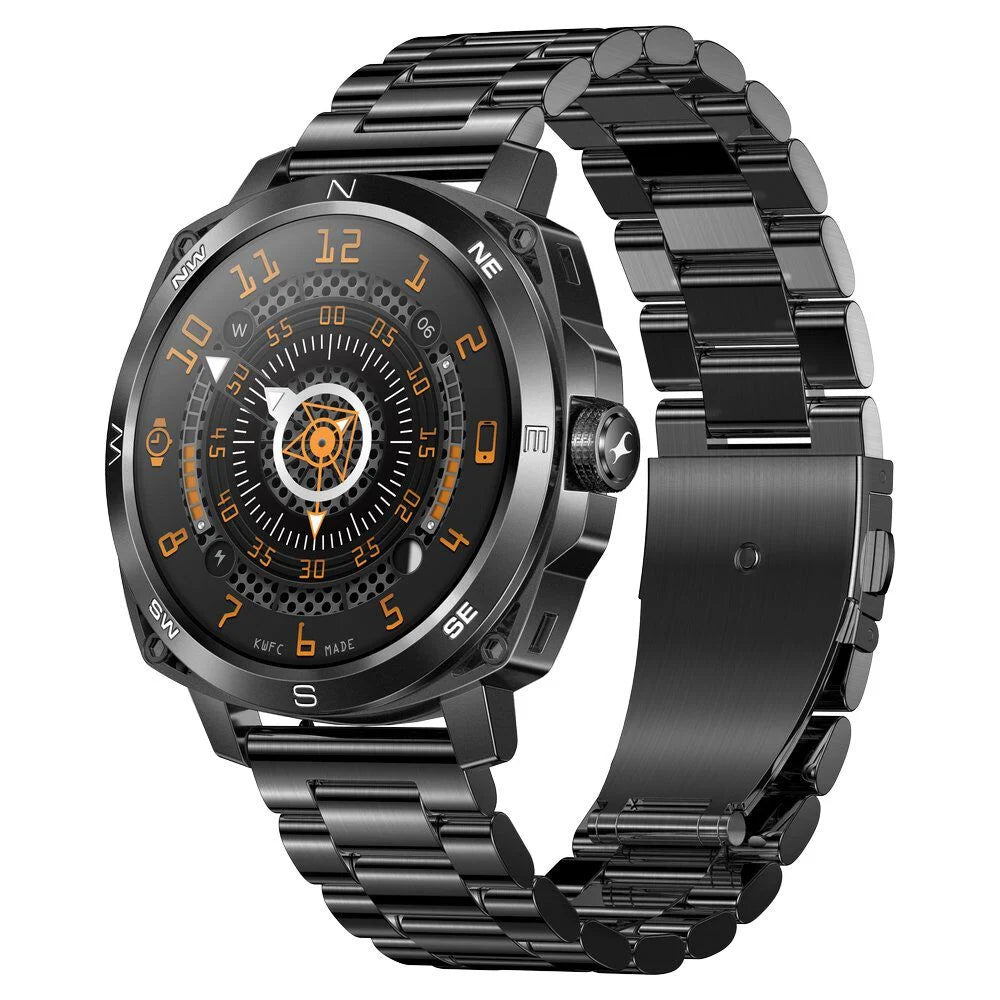 Fastrack Radiant FX3 with 3.63 CM AMOLED Display with Functional Crown,SingleSync BT Calling,AI Voice Assistant 38124nm01 - KRISHNA WATCH COMPANY