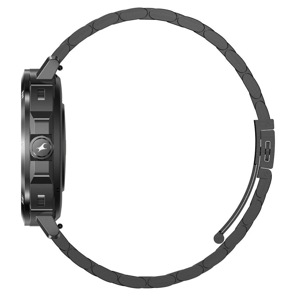 Fastrack Radiant FX3 with 3.63 CM AMOLED Display with Functional Crown,SingleSync BT Calling,AI Voice Assistant 38124nm01 - KRISHNA WATCH COMPANY