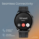 Fastrack Dezire FX1 with 3.5 CM UltraVU Display with Functional Crown,SingleSync BT Calling 38126wm01