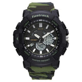 Fastrack Streetstyle Ana Digi watch with Camouflage look for Guys 38131pp01w