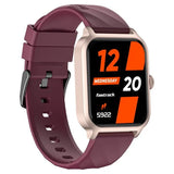 Fastrack Rave FX2 with 4.64 cm UltraVU HD Display, SingleSync BT Calling, Functional Crown with Wine Red Strap 38138pp05