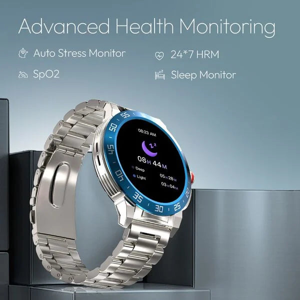 Fastrack Magnus FX3 Luxury Metal Smartwatch Premium Top Ring Design comes with High Definition 3.7 cm UltraVU Display 38143km01 - KRISHNA WATCH COMPANY