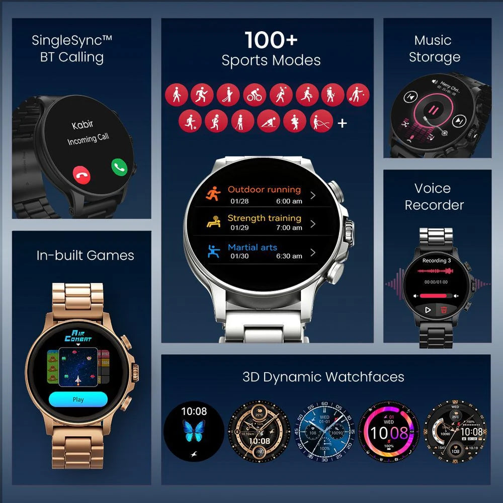 Fastrack Marvellous FX2 Unisex Smart Watch - 38148NM01 - KRISHNA WATCH COMPANY