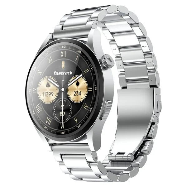 Fastrack Radiant FX4 Smart Stainless Steel Strap Watch For Unisex 38158sm01 - KRISHNA WATCH COMPANY