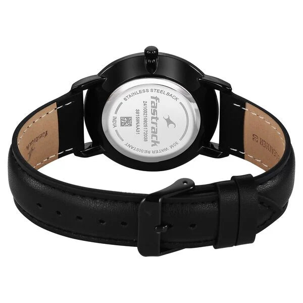 FASTRACK Stunner X Leather Analog Watch - 38159NL03 - KRISHNA WATCH COMPANY