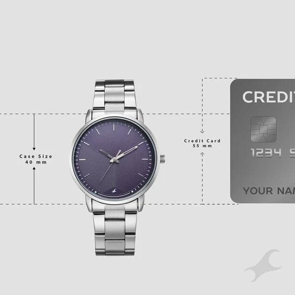 Fastrack Quartz purple Dial Analog Men's Watch - 38159SM08 - KRISHNA WATCH COMPANY