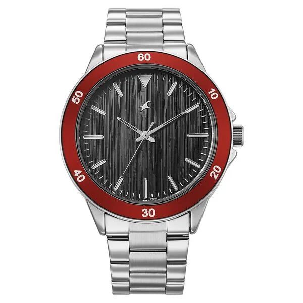 Fastrack Stunners Watch For Guys 38160km01 - KRISHNA WATCH COMPANY