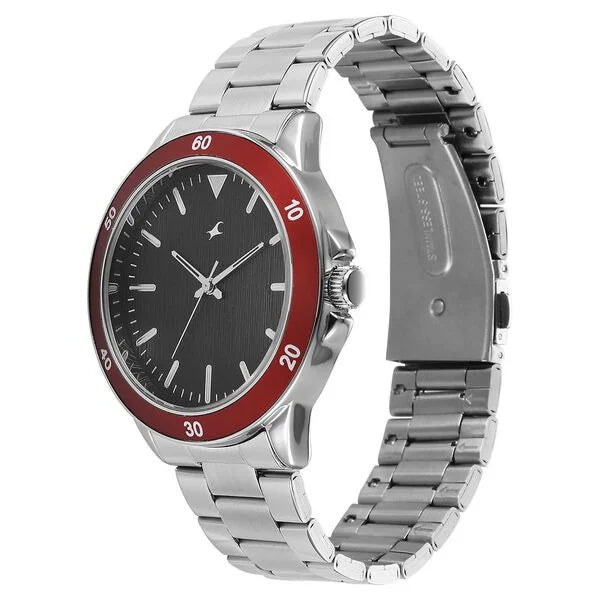 Fastrack Stunners Watch For Guys 38160km01 - KRISHNA WATCH COMPANY