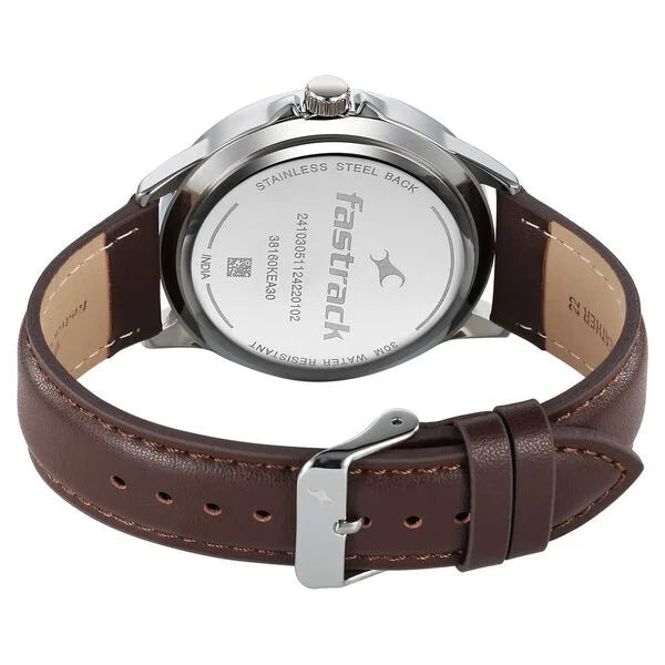 Fastrack Stunners X Quartz Analog Green Dial For Guys - 38160SL02 - KRISHNA WATCH COMPANY