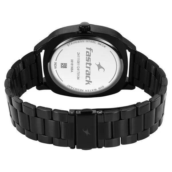 Fastrack Stunners X Quartz Analog Watch For Guys - 38161NM01 - KRISHNA WATCH COMPANY
