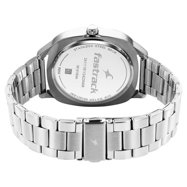 Fastrack Stunners X Quartz Analog Watch For Guys - 38161SM01 - KRISHNA WATCH COMPANY
