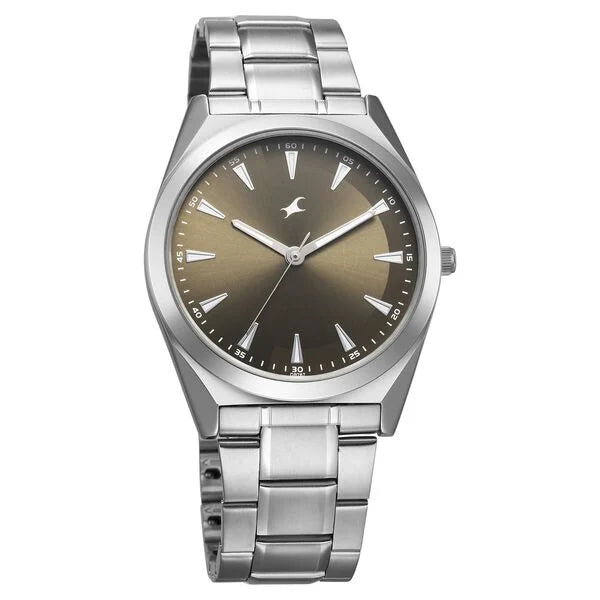 Fastrack Stunners X Quartz Analog Green Dial Watch For Guys - 38162SM02 - KRISHNA WATCH COMPANY