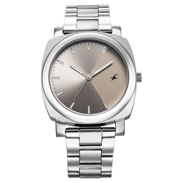 Fastrack Stunners Steel Strap Watch For Guys - 38164SM02