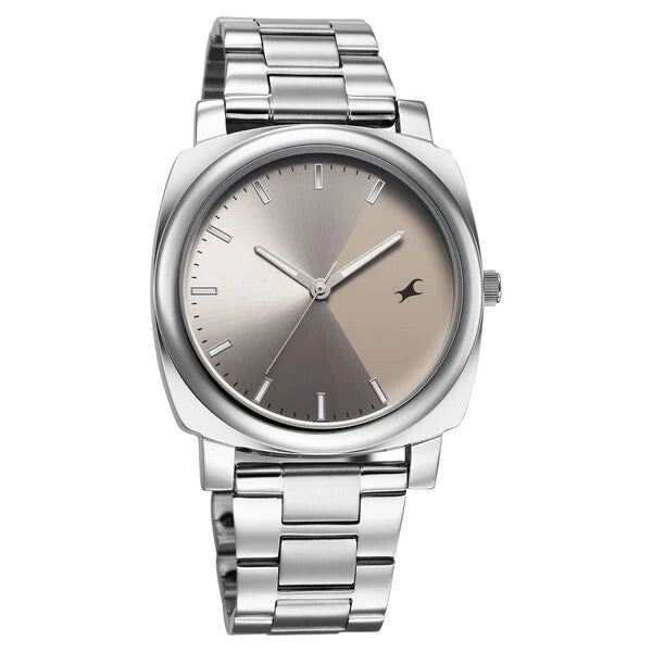 Fastrack Stunners Steel Strap Watch For Guys - 38164SM02
