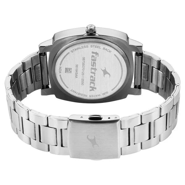 Fastrack Stunners Steel Strap Watch For Guys - 38164SM02