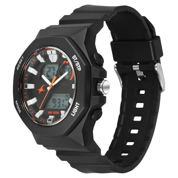 Fastrack Streetstyle Quartz Digital Watch For Guys - 38171PP01 - KRISHNA WATCH COMPANY
