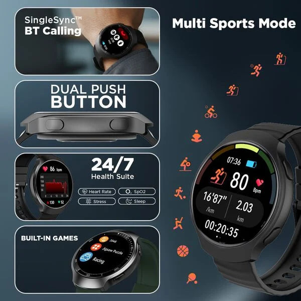 Fastrack VOX CirQ Smartwatch 38183pp03k - KRISHNA WATCH COMPANY