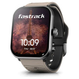 Fastrack MYND - 4.9 cm AMOLED Display, Offline Voice Commands, AI Watchface, AI Chat, BT Calling IP68 Smartwatch 38184pp03k - KRISHNA WATCH COMPANY