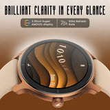 Fastrack Sleek Smartwatch 1.32" inch AMOLED Display, Sleek Design, Functional Crown, QR Hub, Multiple Menu Styles - 38185PP03K - KRISHNA WATCH COMPANY