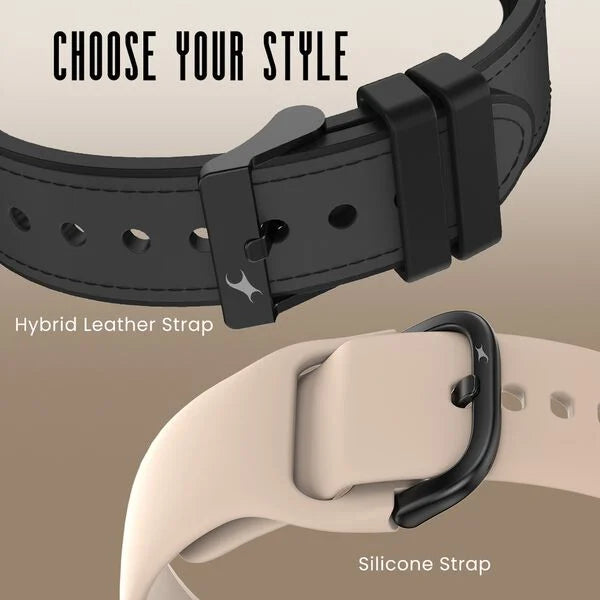 Fastrack Sleek Smartwatch 1.32" inch AMOLED Display, Sleek Design, Functional Crown, QR Hub, Multiple Menu Styles - 38185PP03K - KRISHNA WATCH COMPANY