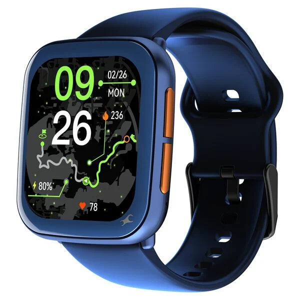 Fastrack Navstar Smartwatch 1.85" inch AMOLED Display, AI Chat, AI Watchface - 38188pp02k