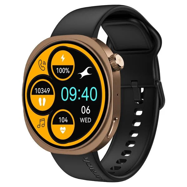 Fastrack Revoltt R3 Pro Smartwatch with 1.43" AMOLED Display Dynamic 60Hz Refresh SpO2 Sleep Functional Crown IP68 38209qp01k