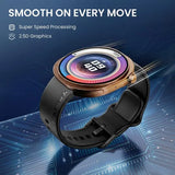 Fastrack Revoltt R3 Pro Smartwatch with 1.43" AMOLED Display Dynamic 60Hz Refresh SpO2 Sleep Functional Crown IP68 38209qp01k