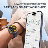 Fastrack Revoltt R3 Pro Smartwatch with 1.43" AMOLED Display Dynamic 60Hz Refresh SpO2 Sleep Functional Crown IP68 38209qp01k