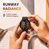 Fastrack Smart Revoltt XR1 Pro Smartwatch with 3.63 cm AMOLED Display 38227PP03K