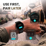Fastrack Smart Revoltt XR1 Pro Smartwatch with 3.63 cm AMOLED Display 38227PP01K