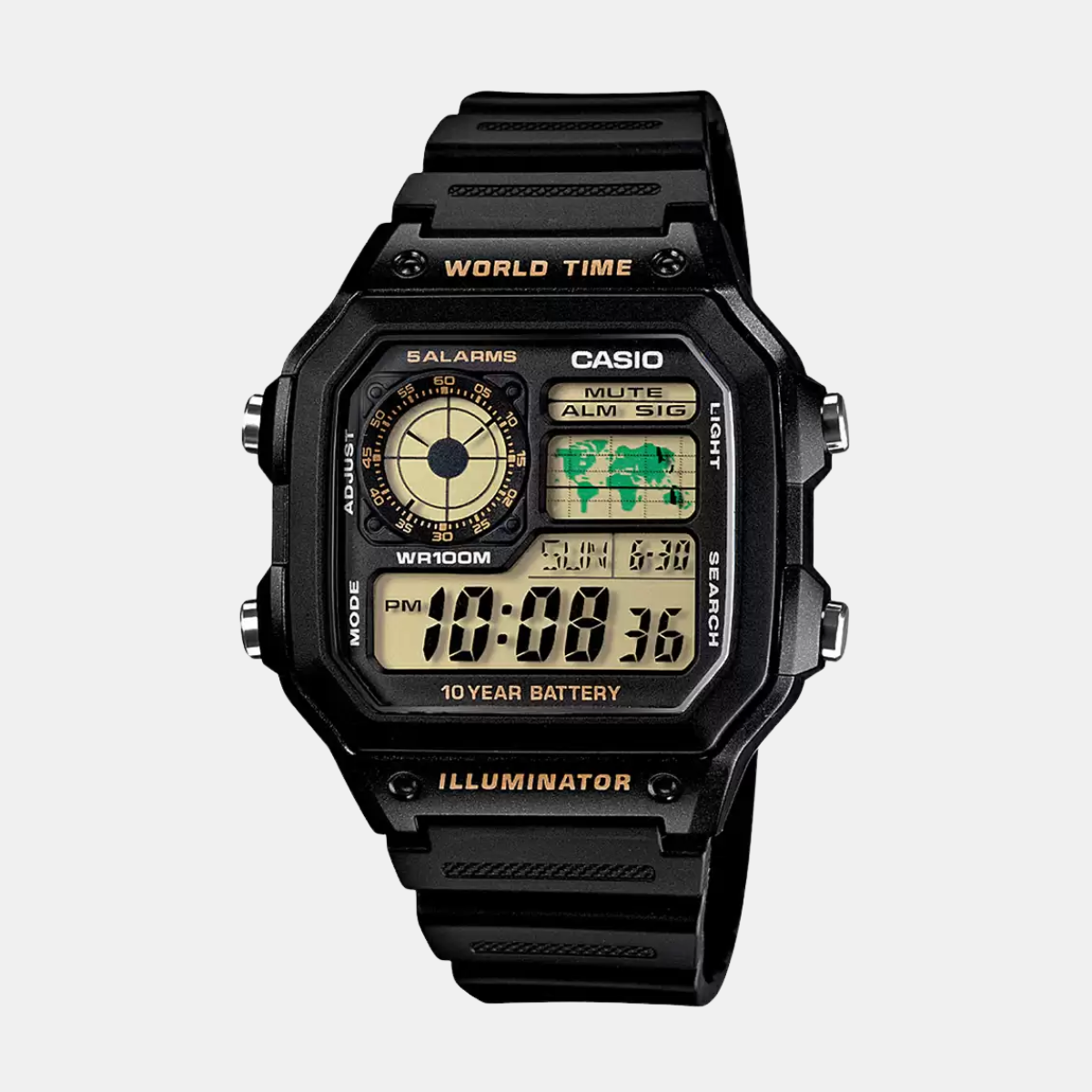 Casio ROYALE Youth - AE1200WH-1BVDF - D098 - KRISHNA WATCH COMPANY