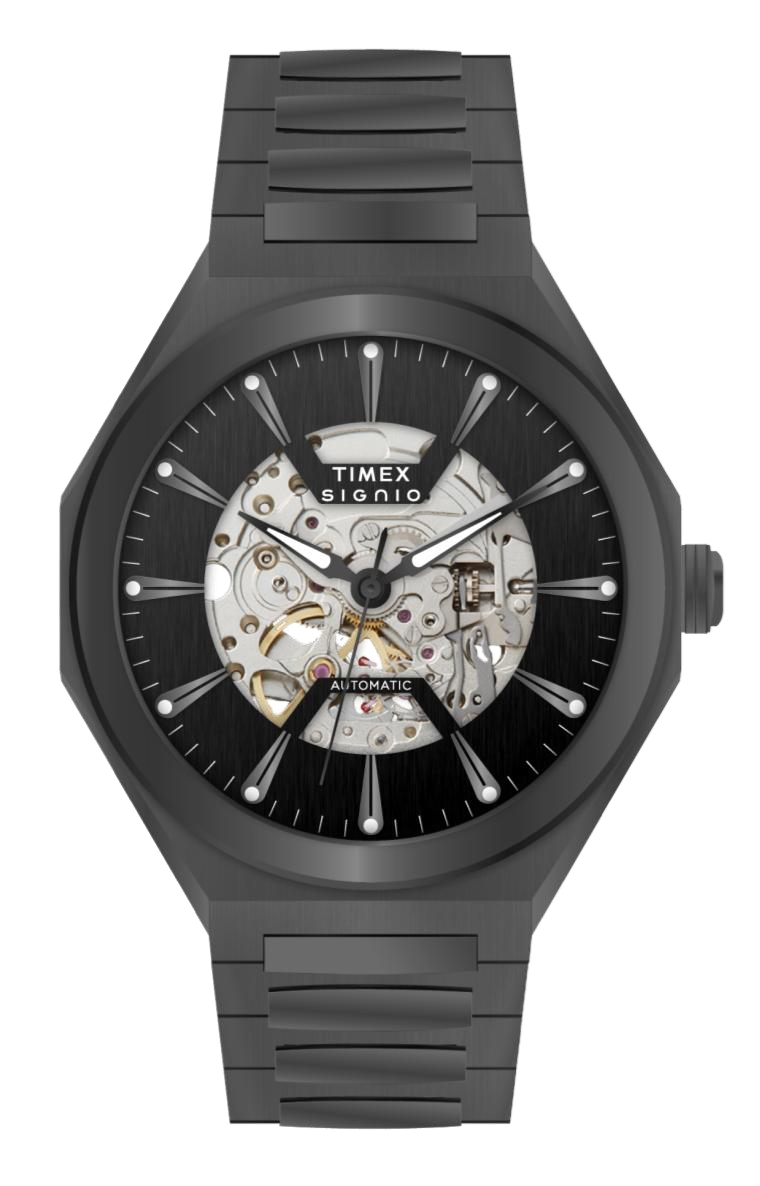 Timex Signio Stratos Black Dial Watch TWEG33902 - KRISHNA WATCH COMPANY