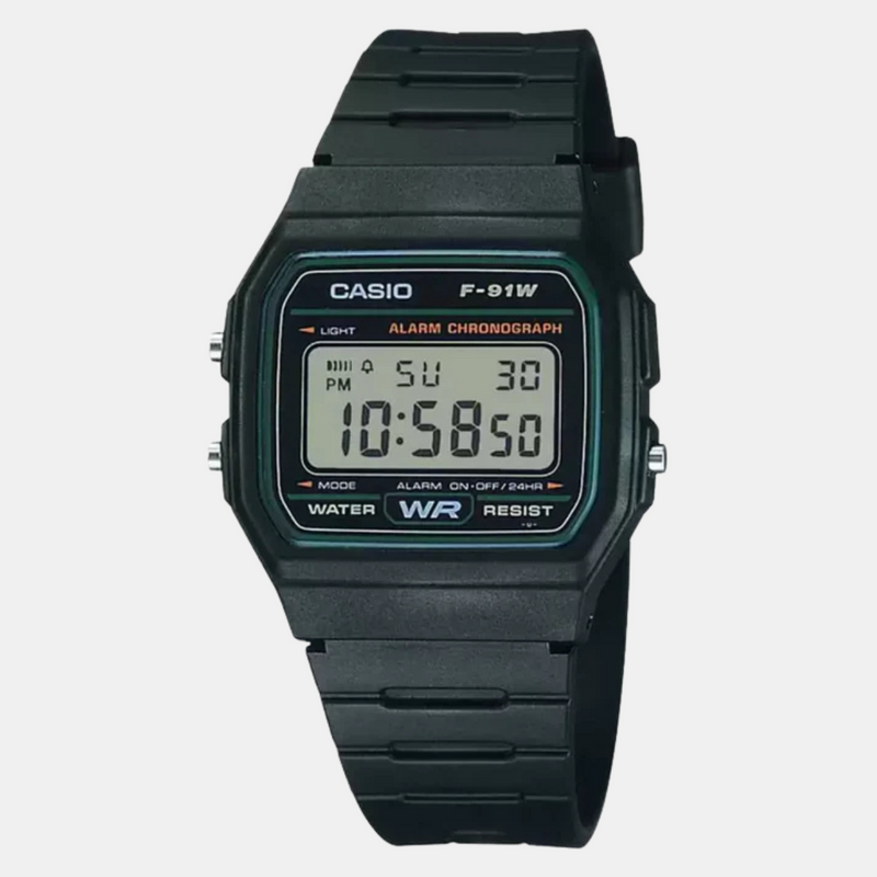 CASIO Green Digital - Unisex Watch YOUTH F91W-3DG - D246