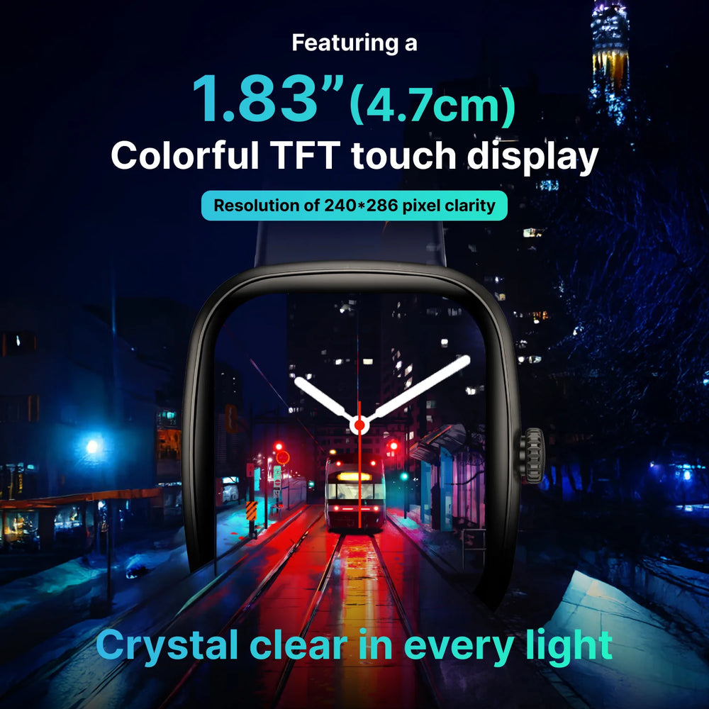 Timex iConnect Calling Ace 1.83"(4.64 cm) Display with Functional Crown and BT Calling Smartwatch For Unisex - TWIXW1103T - KRISHNA WATCH COMPANY